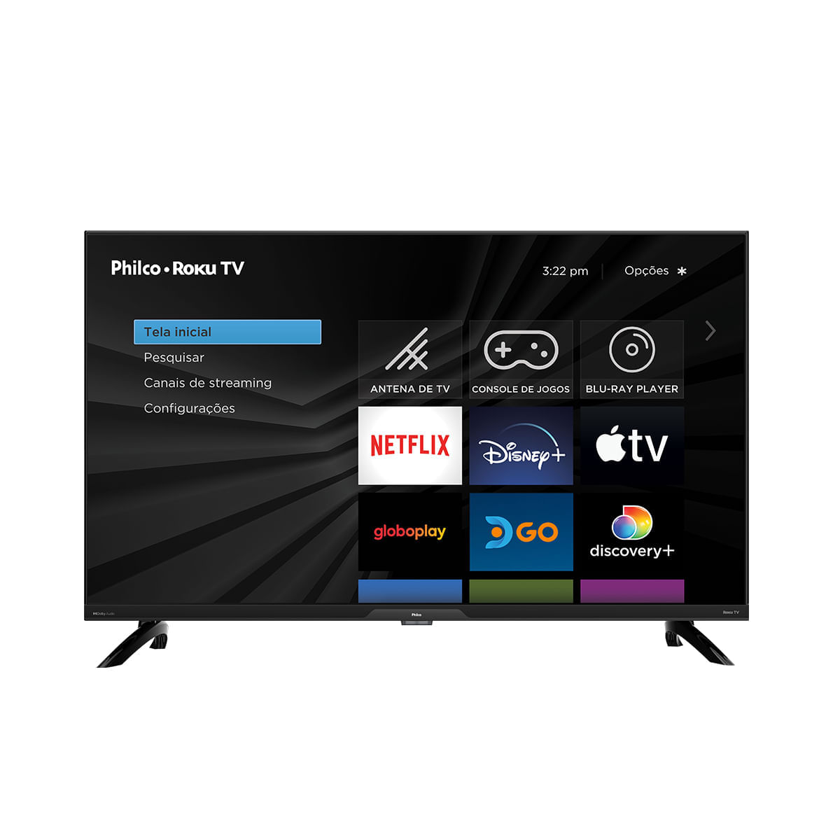 Smart TV 32” Philco LED Dolby Áudio PTV32G7ER2CPBLH