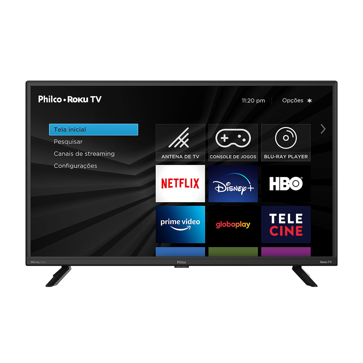 Smart TV 32" Philco LED Roku TV Dolby Áudio PTV32G70RCH