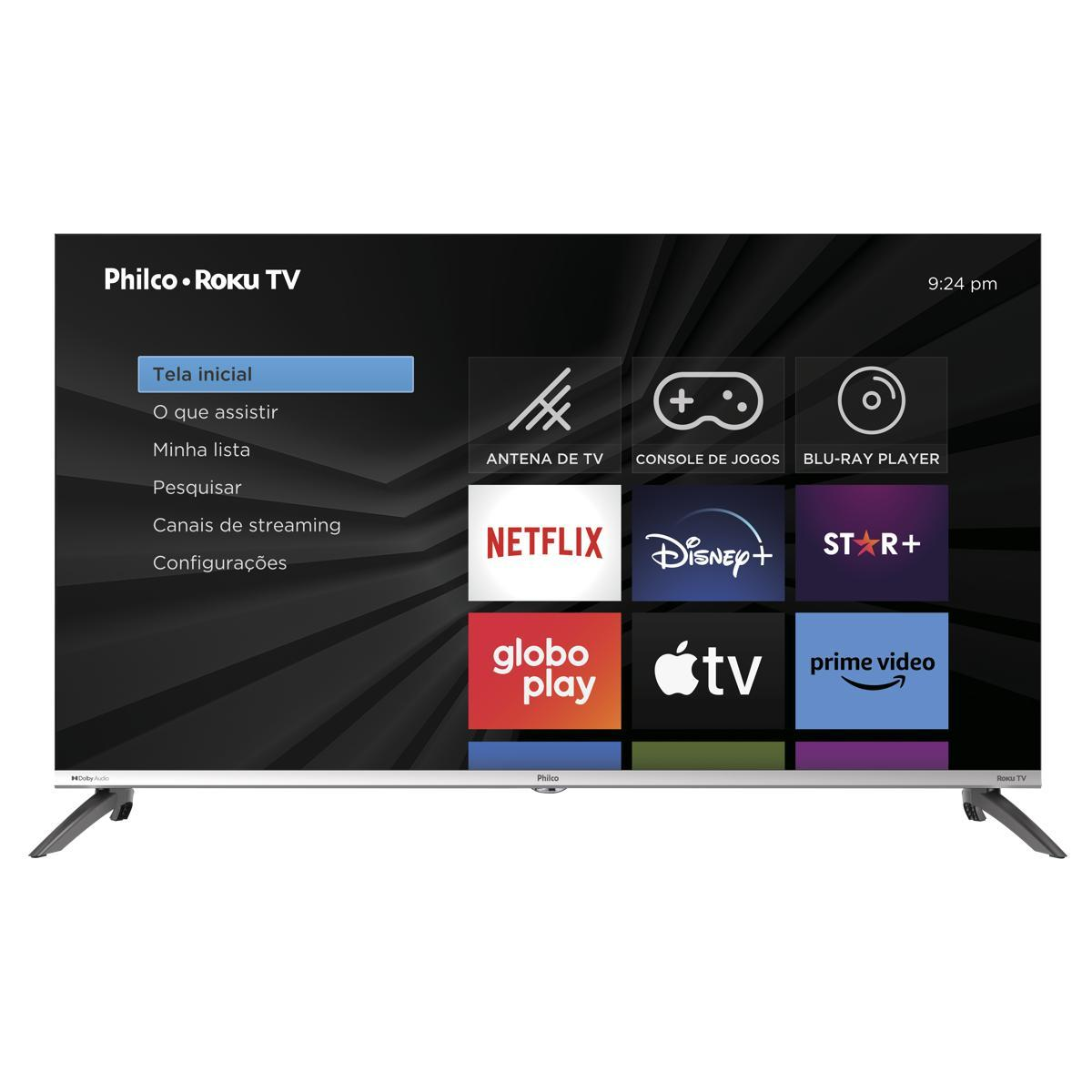Smart TV 42” Philco LED Roku TV PTV42M9GR2CMB