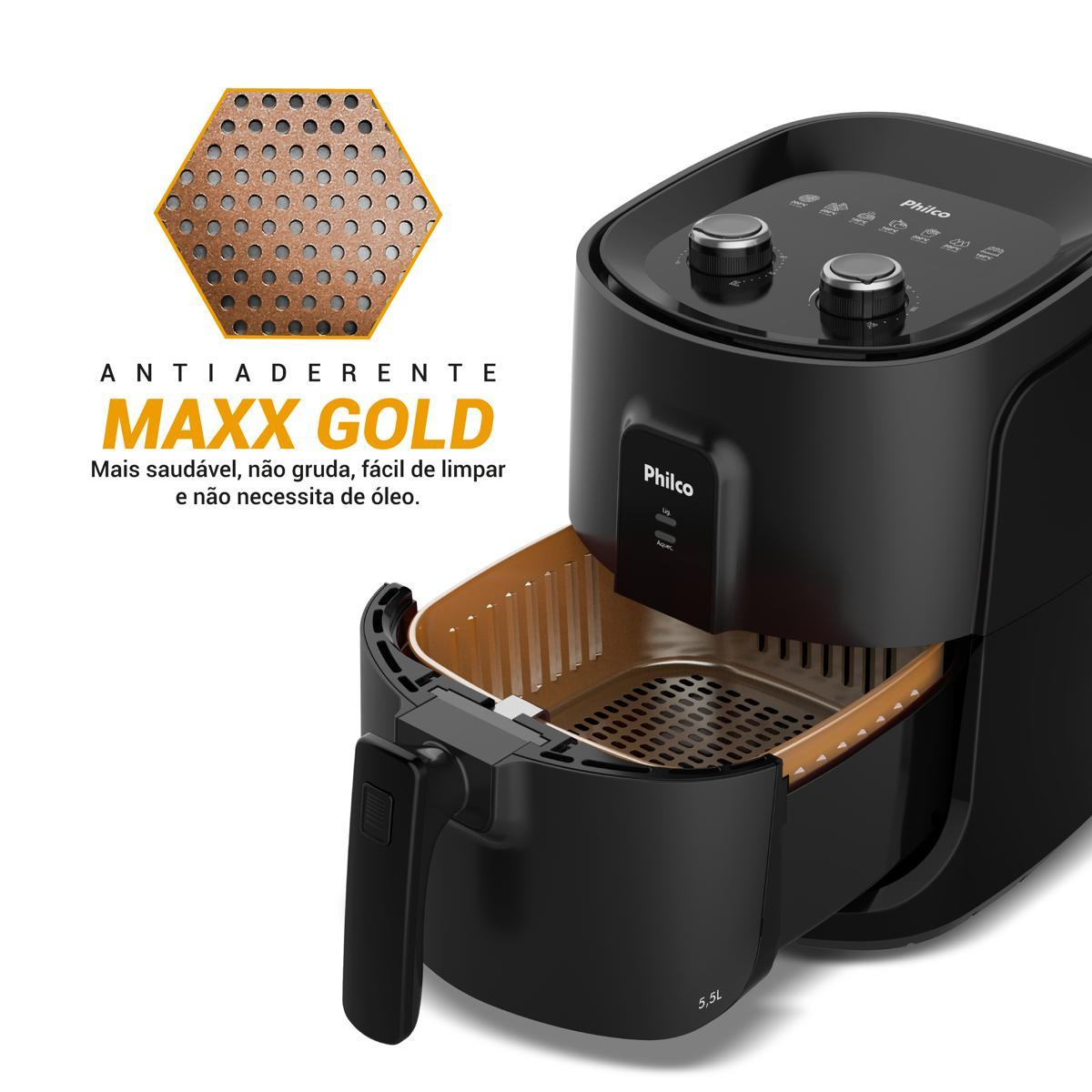 Air Fryer Philco 5,5L Cesto Quadrado 1500W PAF55A
