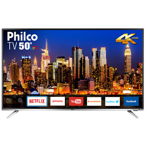 Smart TV 50” Philco 4K LED Netflix PTV50F60SN