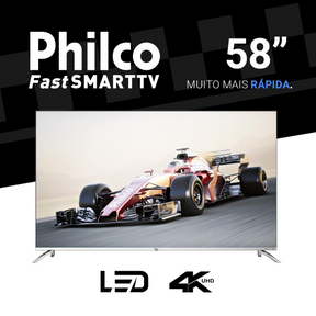 Smart TV 58" Philco Android TV 4K LED PTV58G7PAGCSBL