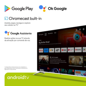 Smart TV 58" Philco Android TV 4K LED PTV58G7PAGCSBL