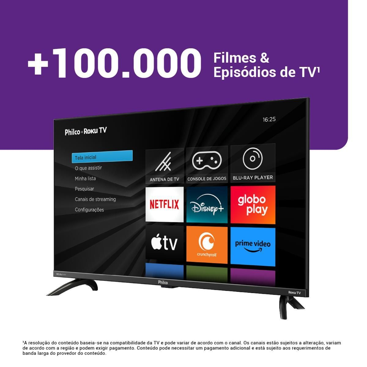 Smart TV 32” Philco LED Roku TV PTV32G7PR2CGB