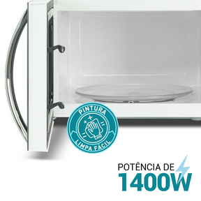 Micro-ondas 33L Philco Limpa Fácil PMO38E 1400W