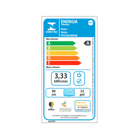 Smart TV 32” Philco LED Roku TV PTV32K34RKGB